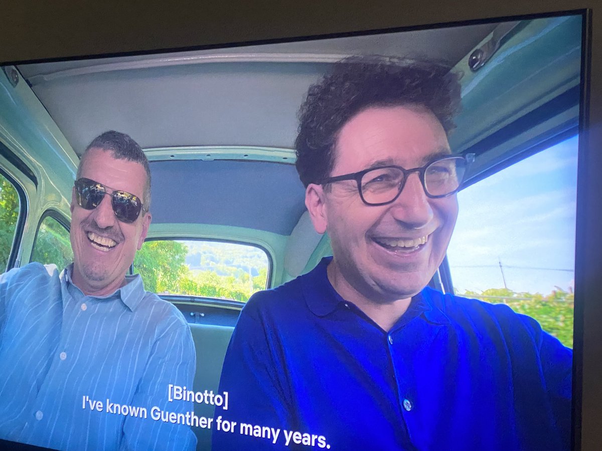DavidALennon's tweet photo. This needs to be a show. I would watch it on repeat. Guenter and Mattia’s tour of Italy. #DriveToSurvive5 #DriveToSurvive #Formula1DriveToSurvive @F1 https://t.co/wjs0HybNT0