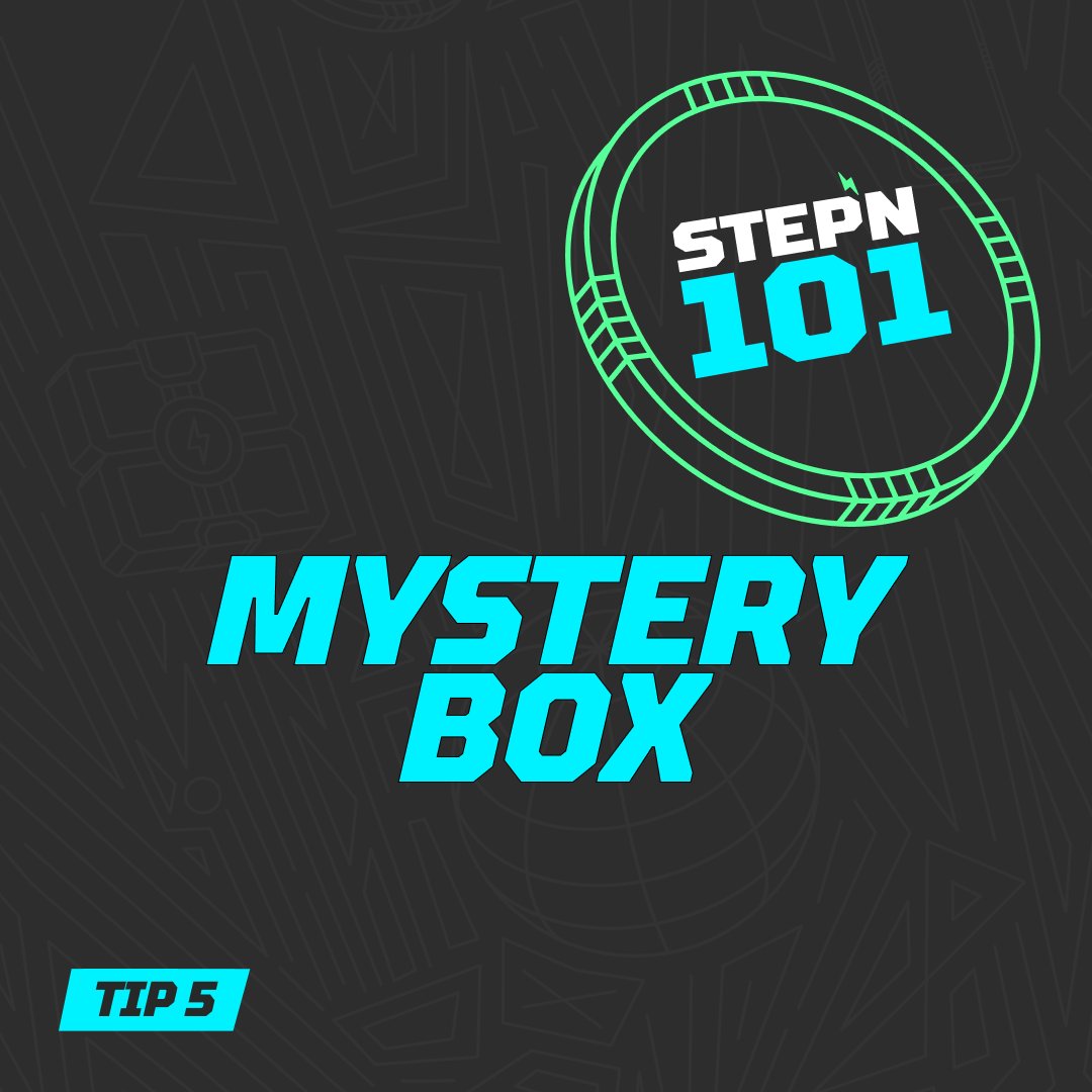 STEPN  Public Beta Phase VI on X: 👟 #STEPN101 There are 10 different  levels of mystery boxes where you can get: 🪙 $GST 💎 Level 1~4 gems 📜  Minting scrolls ❓