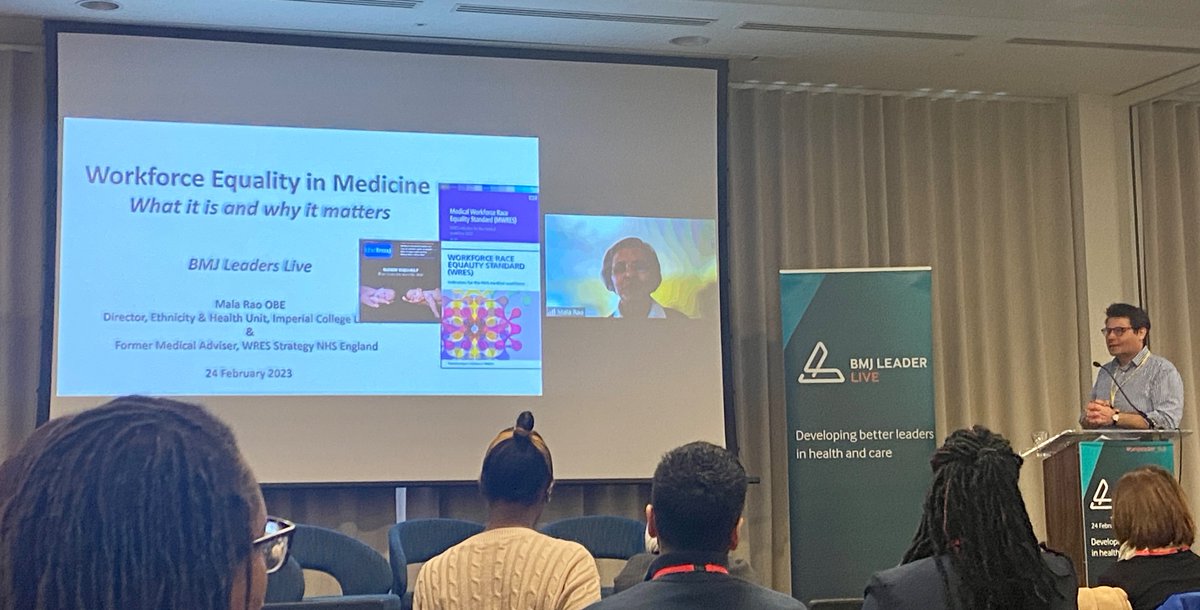 Exciting to attend the first event of #bmjleader_live in developing better leaders in health and care. Learning how to promote equality in health. 
<a href="/BMJLeader/">BMJ Leader</a> @TOUR_KCL