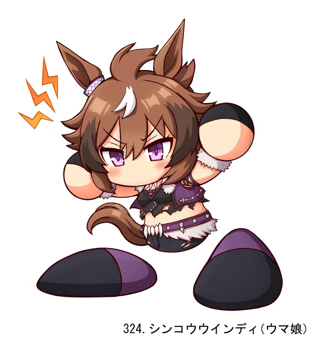 ウマ娘パワ体(貼ってなかった分) 