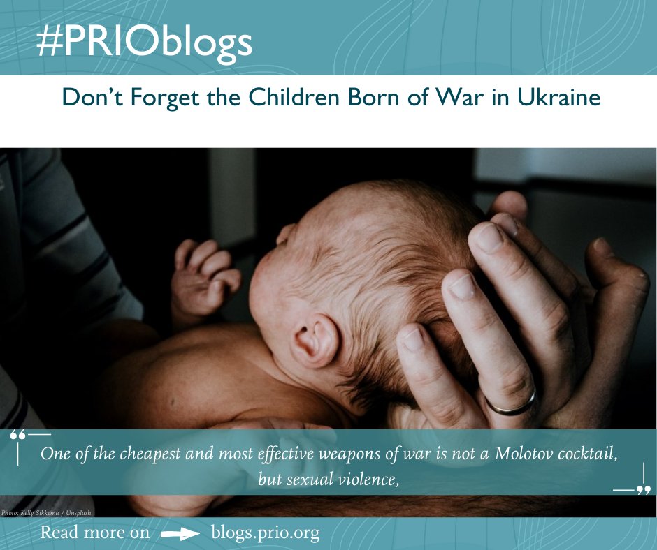 How can we ensure that these children do not suffer as a consequence of the actions of their biological fathers?
Read the post here: blogs.prio.org/2023/02/dont-f…

<a href="/IngerSkjelsbaek/">Inger Skjelsbaek</a> <a href="/johannere/">Johanne Rokke Elvebakken</a> <a href="/equalityplsthx/">Lina Stotz</a>