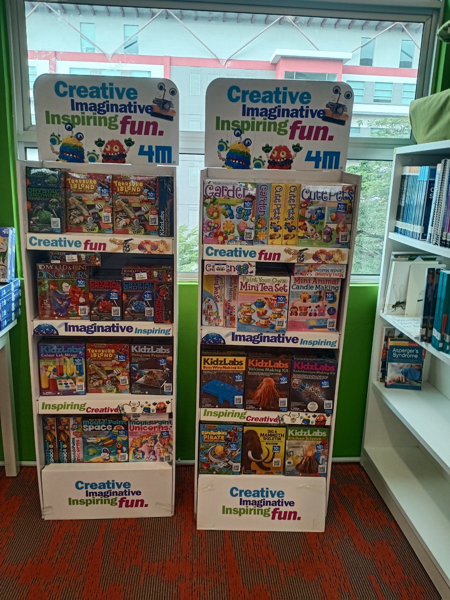 LibraryHISKL's tweet photo. Book Fair on Monday. See some of the educational toy collections already here. See u all next week! #HIS_learning 
@HELPISKL https://t.co/LMd9SJLd2O