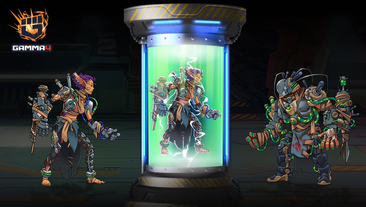 BluzelleHQ's tweet photo. 👯 The breeding system in #GAMMA4 will allow players to create a new character by matching 2 characters in the breeding tank that are divided into 2 groups:

🔹Unique groups - Characters designed and created by developers

🔹Descendant groups - Characters created/bred by players. https://t.co/AAoKnIeqVy