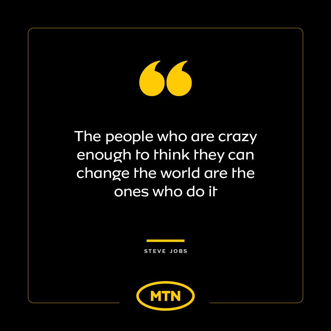 MTNNG's tweet image. Dare to dream and be more! 

#WhatAreWeDoingToday