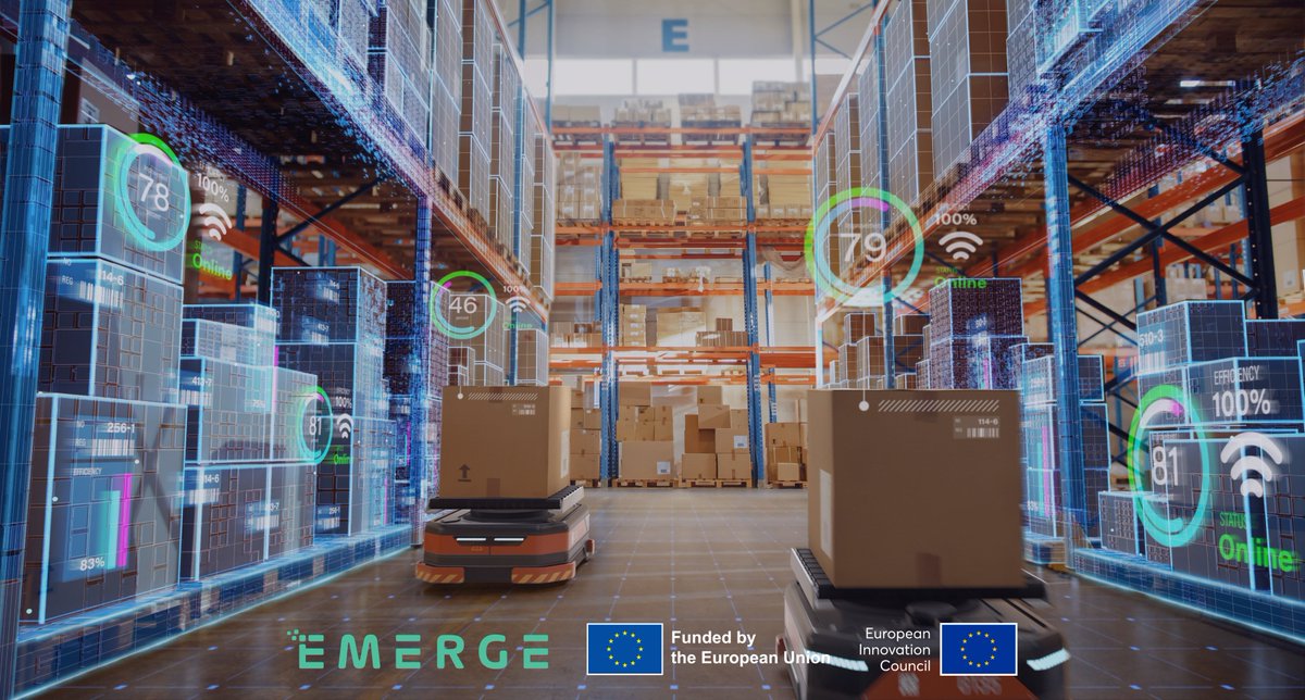 EIC_EMERGE's tweet image. EMERGE envisions #collaborativerobots capable of adapting to the unstructured conditions found in the real world. In the context of #industry 4.0, this will decrease #deployment and #maintenance costs, as well as increase system #robustness and #interoperability. 🧵⤵️