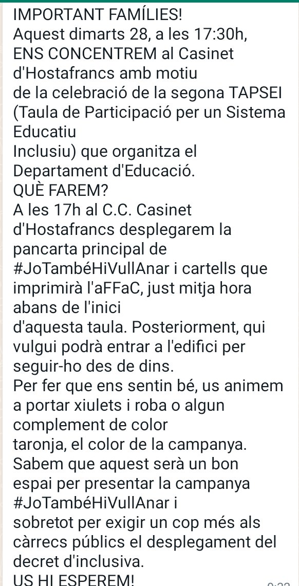 diabetikatipo3's tweet photo. 📢 28 DE FEBRER
🕐 17h
🧭 C.C Casinet d'Hostafrancs
Parlar d'inclusió està bé, però cal passar a l'acció!!! @PGimenezFos @syntaxinmama @AlbaJardiel @herrerocm @nati_balada @pilarduque78 @tandemperfecte @ratolinaemma @rodperan @annaplanas_ @ana_mourelo @CaminamoscBruno https://t.co/QbLdupjkQQ