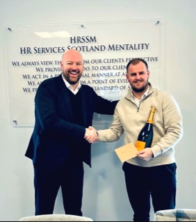 HRServiceScot's tweet photo. This week we were pleased to celebrate 3 big work anniversaries. Congratulations to our Health &amp; Safety Manager Tony Russell (10yrs) HR Director Kerry Hyslop (8yrs) and Commercial Director Samantha Davidson(6yrs) A massive thanks to you all for your dedication.

#hrss #dreamteam https://t.co/VafPZaC6d0