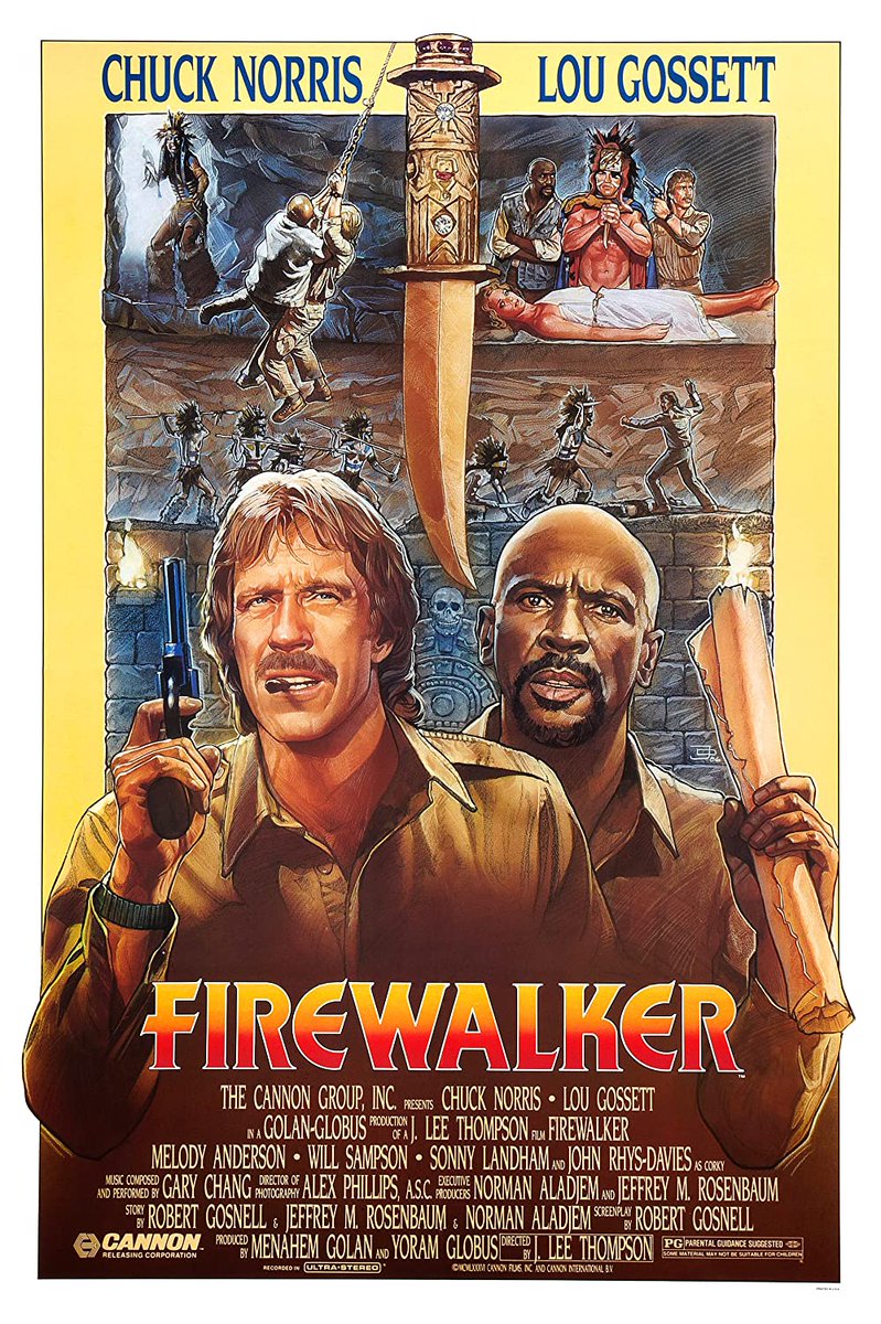 #MOVIE OF THE DAY 

FIREWALKER 

A pair of archeological adventurers searching for lost treasure at the Guatemalan gold mine and a  powerful and vengeful spirit tracks their moves  @chucknorris  @LouisGossettJr @PhilipSinero #Sonnylandham #RichardLeeSung @BransRich #JLeeThompson