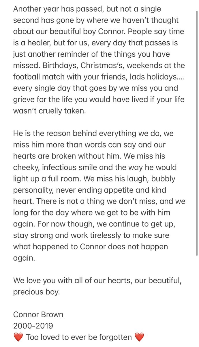 connorbrowntrst's tweet photo. 4 years feels like a lifetime, yet the pain and hurt still feels so raw 😢 forever our champ, we love and miss him so much ❤️ https://t.co/s3jzrkCkr3
