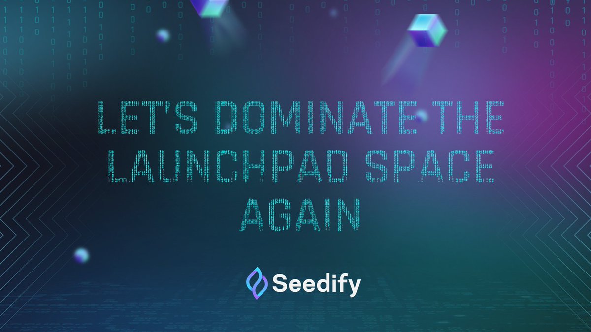 📰 MAJOR ANNOUNCEMENT ARTICLE: 
Let's Dominate The Launchpad Space Again 

blog.seedify.fund/lets-dominate-…

#Launchpad #AI #AItoken $SFUND #blockchain #IDOs #Web3 #Crypto

🚀 Let's spread the news!
🚀 5 people among the RTers will get 250 $SFUND each!