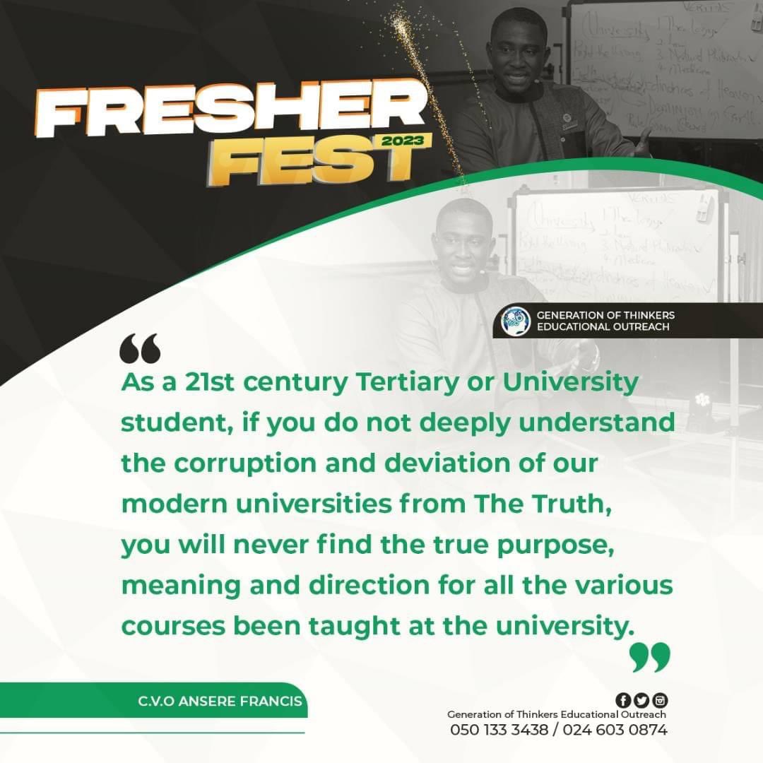 lifestrategistt's tweet photo. From our Just ended Fresher-Fest 2023 
PART 1
Organized for all 1st years in all Tertiary Institutions.
#FresherFest
#PastorAnsere
#GenerationOfThinkers 
#EducationalOutreach https://t.co/Ou6RYzUUzX