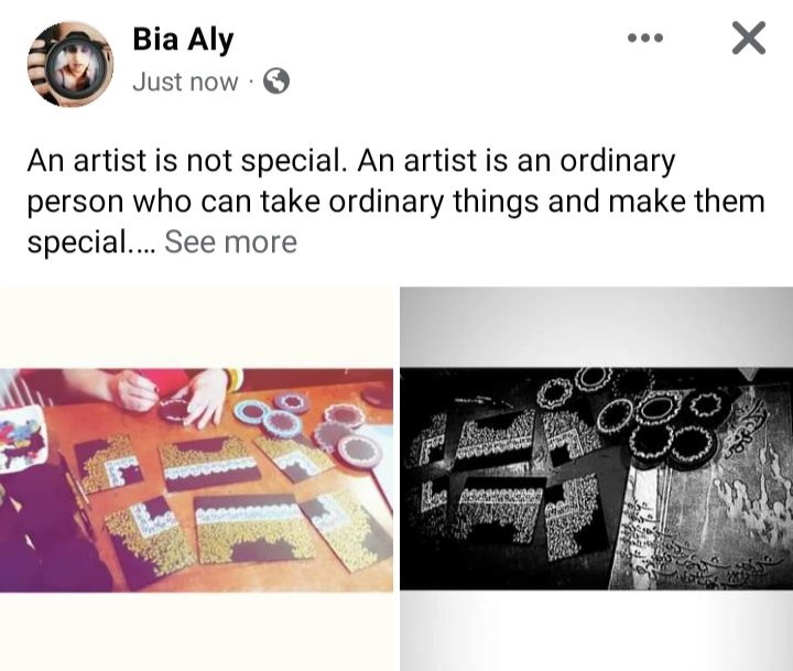 An artist is not special. An artist is an ordinary person who can take ordinary things and make them special.
.
instagram.com/p/CpClZZHNtsV/…
.
#ruthasawa #arttime #artmood #work #workshop #workday #artandcraft #artoftheday #artdaily #biaaly