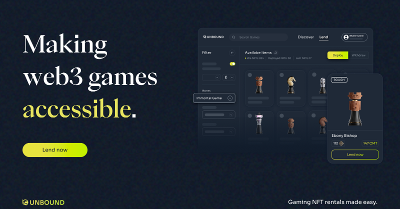 UnboundNationIO's tweet photo. Making web3 games accessible.