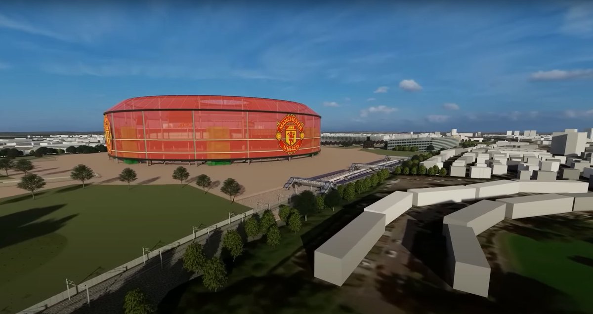 🚨BREAKING NEWS🚨

This is the plan for Old Trafford renovation from Qatari Royal presented to the Glazers. 

The new "Old Trafford" will have heated seats in a part of it, and there will be 100k seats in total. This will be the most modern and biggest stadium in Europe.

#mufc