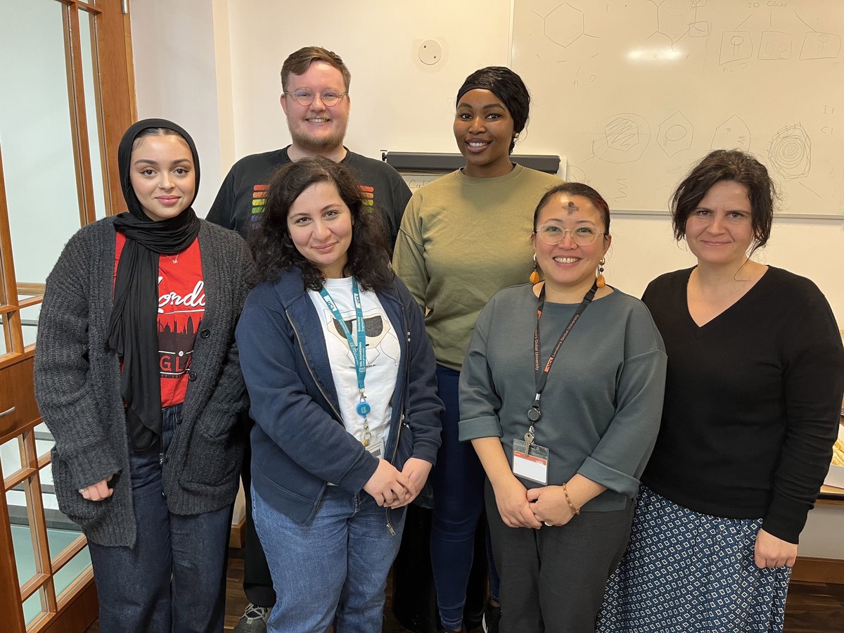 UCLBiochemEng1's tweet photo. Congratulations to Matty, Chika and Manal in our ED&amp;I committee (photo'd yesterday) who won funding for 2 projects:
'An investigation into ChatGPT generated assessments: Can we tell the difference?' &amp;
'Investigating the challenges of teamwork for 1st year undergraduate students.' https://t.co/1ViiThN6zv