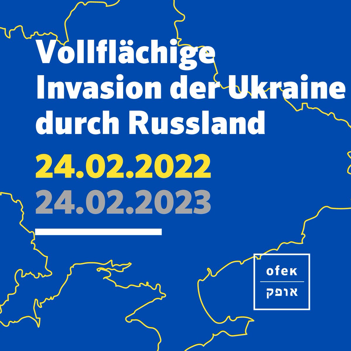 ofek_beratung's tweet photo. Zum heutigen Jahrestag

Der Krieg hatte nicht erst angefangen, als am 24. Februar 2022, kurz nach 5:00 Uhr Kyiwer Zeit, russische Truppen aus dem Norden, Osten und Süden vorstießen – er schwellte zu diesem Zeitpunkt bereits seit acht Jahren. (1/14) #Ukraine #War https://t.co/V3jJNTrgDI