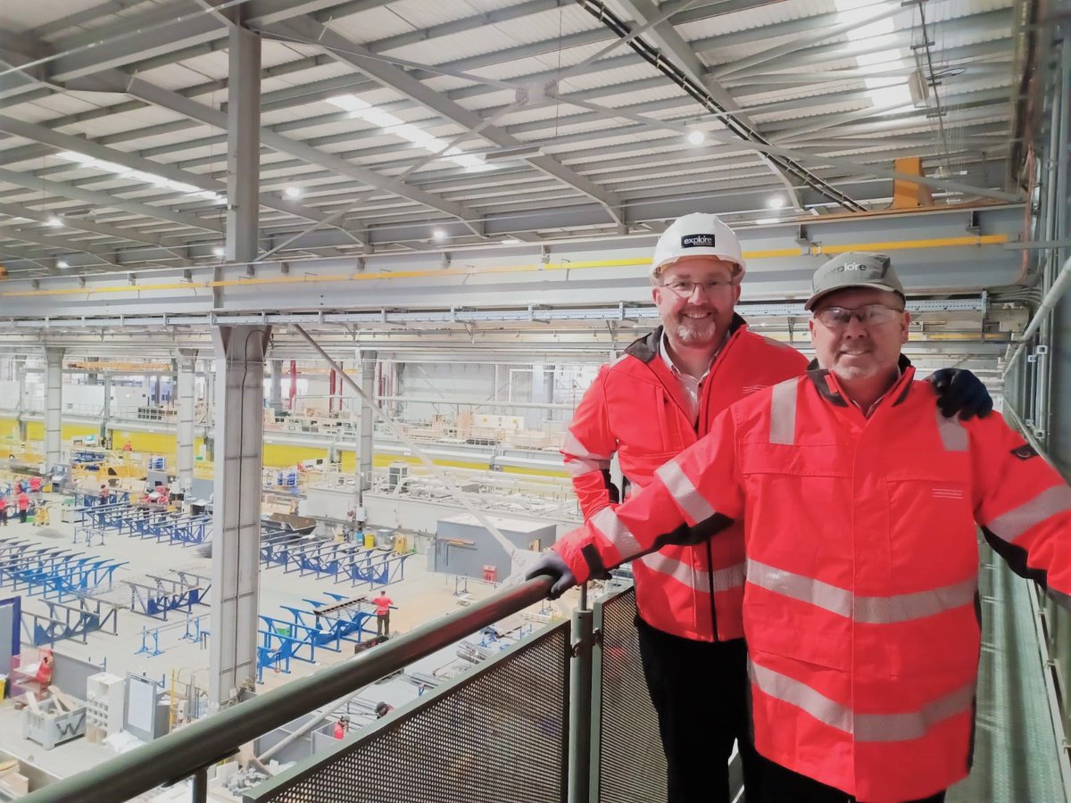 On Tuesday 21st Mark Shepherd, Manager of <a href="/MPA_Precast/">MPA Precast</a>  and <a href="/MPA_Masonry/">MPA Masonry</a> visited Explore Manufacturing for a factory tour to see the variety of work that Explore are currently undertaking from Stadia to Custodial work.
