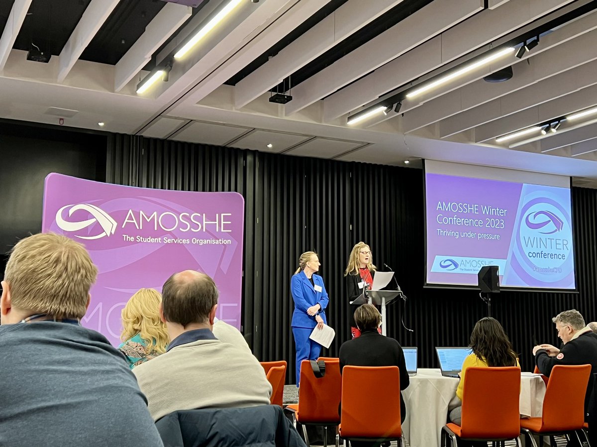 sammychli's tweet photo. @amosshe_uk Winter Conference 2023 welcomes 150 attendees from Student Services and partners across the higher education sector #amossheCPD https://t.co/joY6PWCG5X