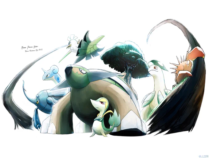Pokemon  Episode #07 Team Rotation ft. Snivy#anipoke #アニポケ #めざポケ #ポケモン 