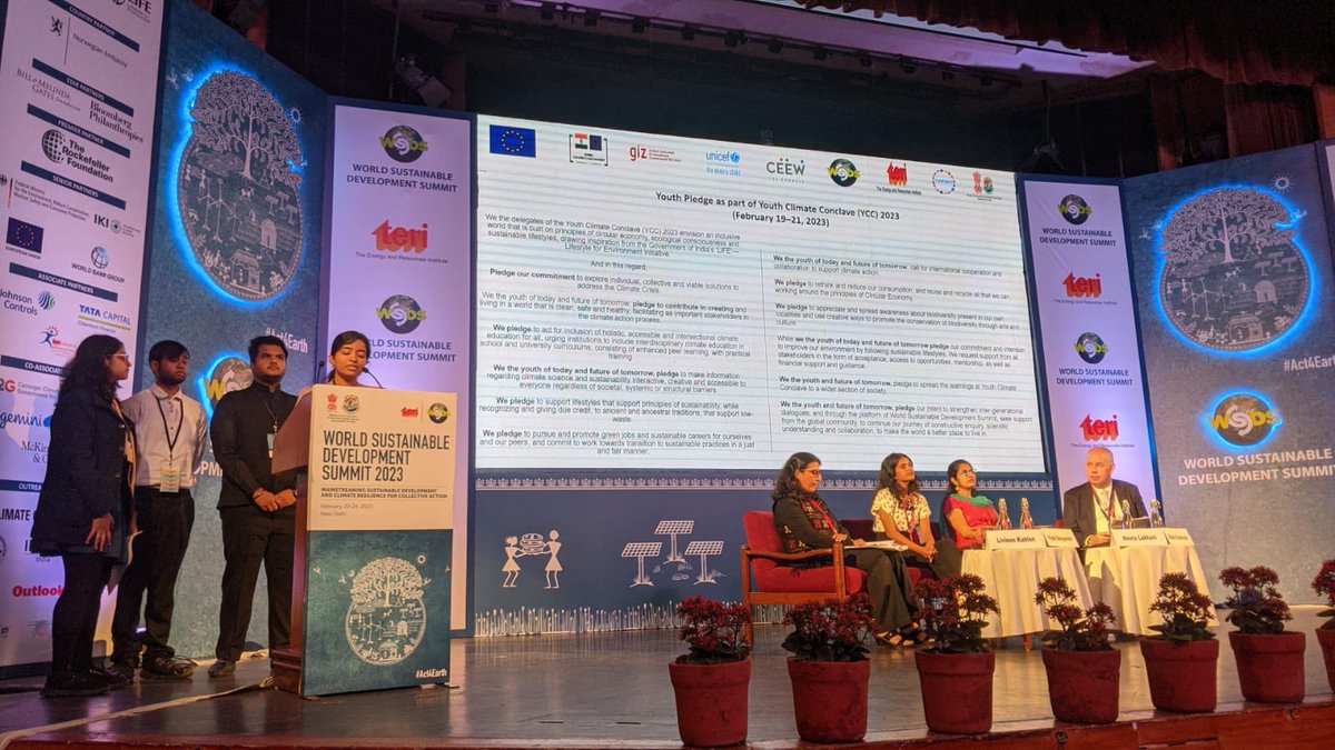 Workshop4Me's tweet image. We, the youth and future of tomorrow also pledge to reverse the GHG emission damage caused over the last 600 years in the next 100 years. #wsds2023 @HeetaLakhani