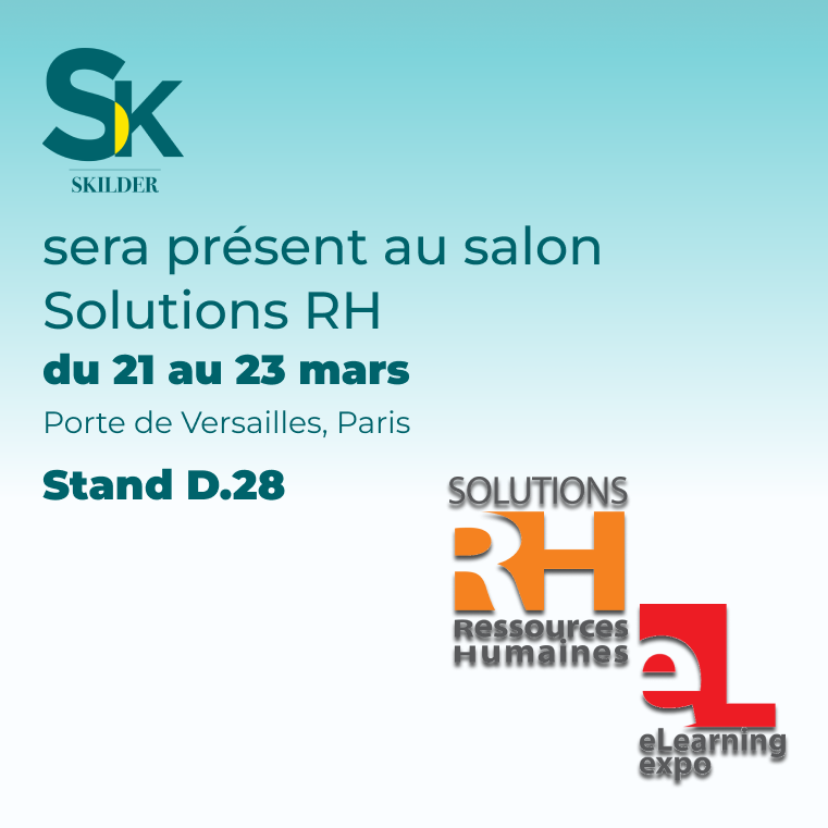 Skilder_pro's tweet photo. Skilder sera présent sur le Salon @Solutions_RH à Paris, Porte de Versailles, les 21, 22 et 23 mars !📍
Nous serons disponibles sur le stand D28, nous pourrons échanger autour des nouvelles fonctionnalités de notre plateforme incontournable : ATS. 🗂
Nous avons hâte de vous voir! https://t.co/AZS9oiTV1H