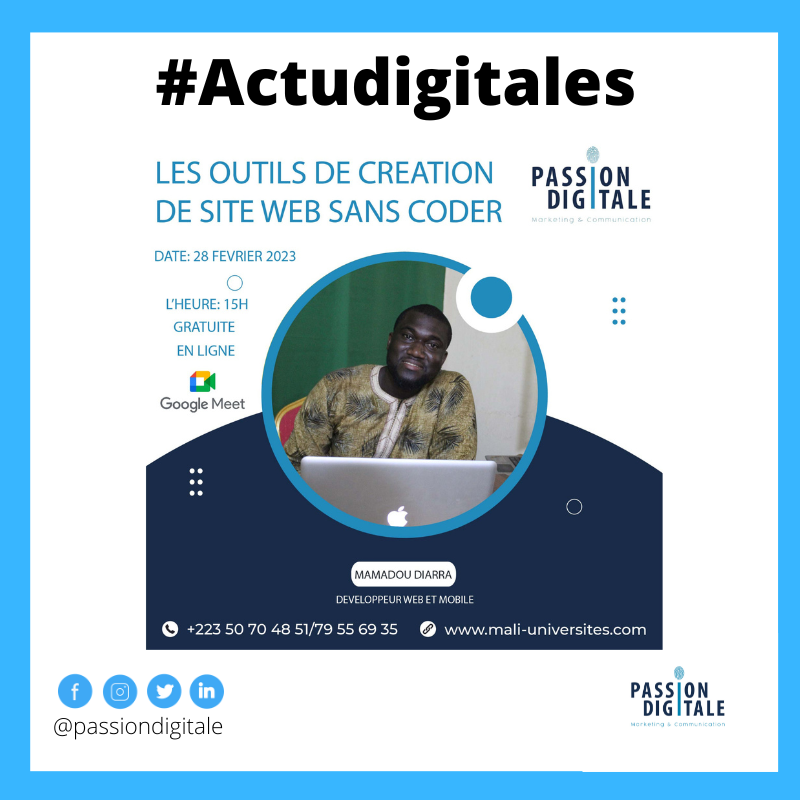 passiondigitale's tweet photo. 𝐋𝐞𝐬 𝐨𝐮𝐭𝐢𝐥𝐬 𝐝𝐞 𝐜𝐫𝐞́𝐚𝐭𝐢𝐨𝐧 𝐝𝐞 𝐬𝐢𝐭𝐞 𝐰𝐞𝐛 𝐬𝐚𝐧𝐬 𝐜𝐨𝐝𝐞𝐫
Le lien d’inscription👇
https://t.co/872OUBzGF9
 
⁣⁣⁣⁣⁣⁣⁣⁣⁣⁣⁣⁣⁣⁣⁣⁣⁣⁣⁣⁣⁣⁣⁣⁣#marketingdigital #reseauxsociaux #entrepreneuriat #nocode #communicationdigitale #webmarketing https://t.co/dTJjIOilch