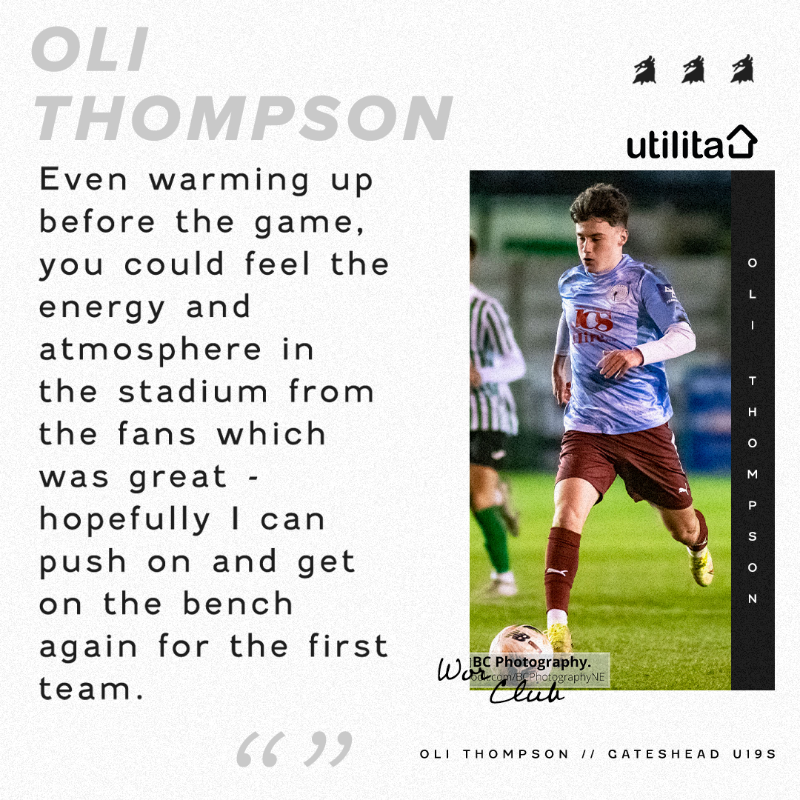GatesheadFC's tweet photo. Keep grafting, Oli! 👏

📝 @JYoull_

#WorClub ⚪️⚫️