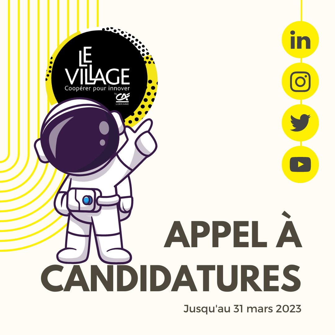 #AppelàCandidatures🚀
Notre concept : 
1️⃣Un accompagnement personnalisé de 2ans
2️⃣L'accès à un réseau d'experts, ateliers de formation et de la visibilité auprès de l'écosystème
3️⃣De nombreux événements : business connect, demoday, forum

Candidatez ici ➡ow.ly/8jhH50KmG3s
