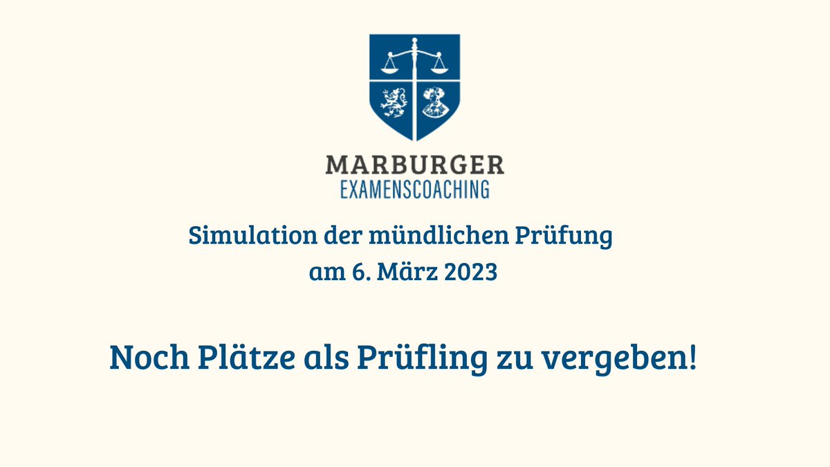 unirep_marburg's tweet photo. Für die Simulation der mündlichen Prüfung am 6.3.2023 von 9-13 Uhr sind noch zwei Plätze für Prüflinge zu vergeben – Anmeldungen per Mail an das UniRep-Team! https://t.co/bSuLrLrChu