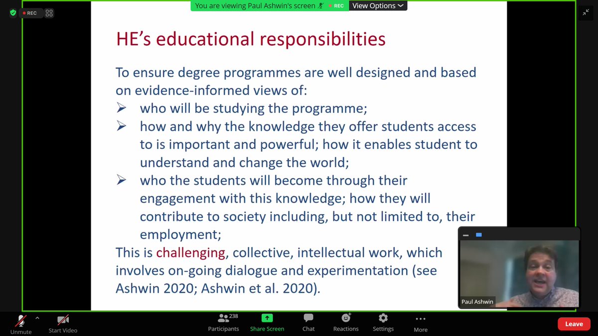 VirnaRossi's tweet photo. @paulashwin talking at #QIconference23 about #highereducation responsibilities 

#LTHEchat #AcademicTwitter #AcademicChatter #edchat #edchatie #AussieEd https://t.co/bl2FlTkwZB