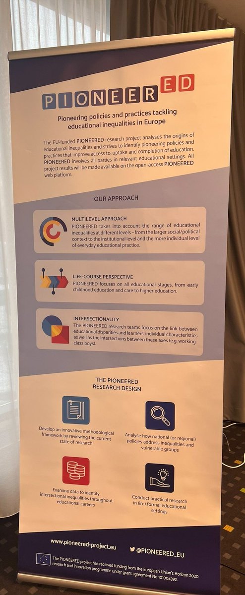 PIONEERED_EU's tweet photo. ✅lights on
✅ partners arrived
✅roll-up set up

And we are ready for day 2 of the #PIONEEREDproject consortium meeting!

#education #school #student #equality #EUresearch #horizoneurope #EducationForAll #childhood #inequality #equity #EqualRights https://t.co/fzCxXV1WzU