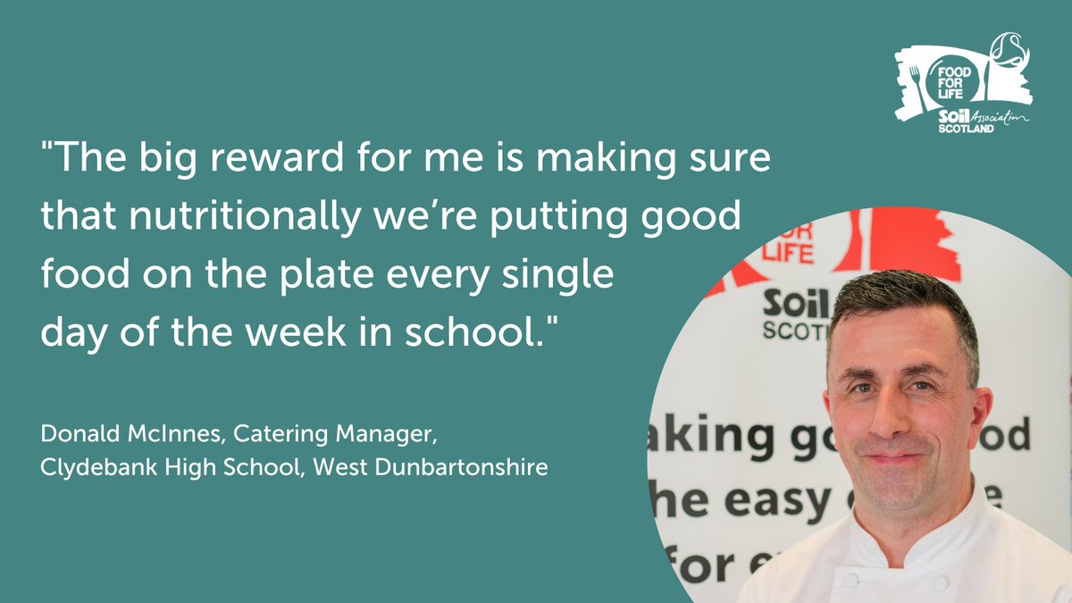 Ahead of #InternationalSchoolMealsDay (9th March), we're celebrating #FoodforLifeScotland caterers and hearing about their work in schools to promote healthy and sustainable diets.

Here's more from Donald
<a href="/WDCouncil/">West Dunbartonshire Council</a> 
  👇
bit.ly/3So0DmM

<a href="/IntSchoolMeals/">International School Meals Day</a>
#ISMD2023