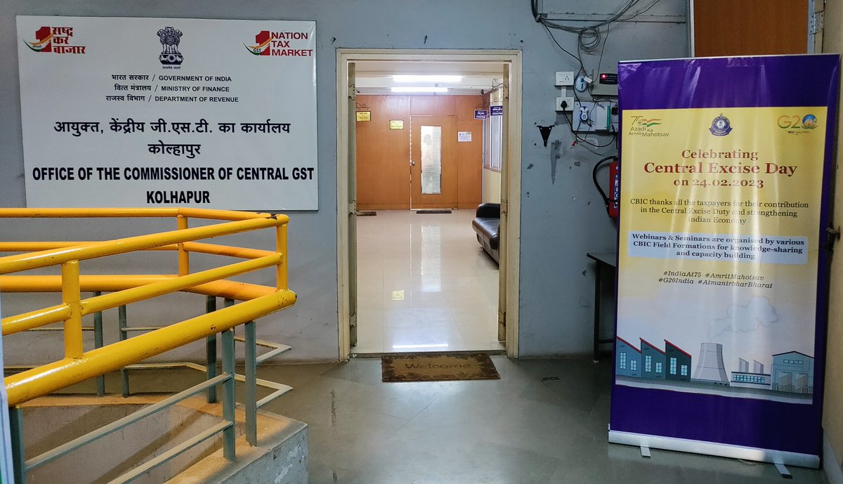 T-72 On the occasion of Central Excise Day 2023, CGST Kolhapur Commissionerate organised a webinar on “Atma Nirbhar Bharat”.  CA Sh. Chetan Oswal delivered the keynote address. <a href="/cgstcuspunezone/">CGST & Customs Pune Zone</a> <a href="/cbic_india/">CBIC</a>