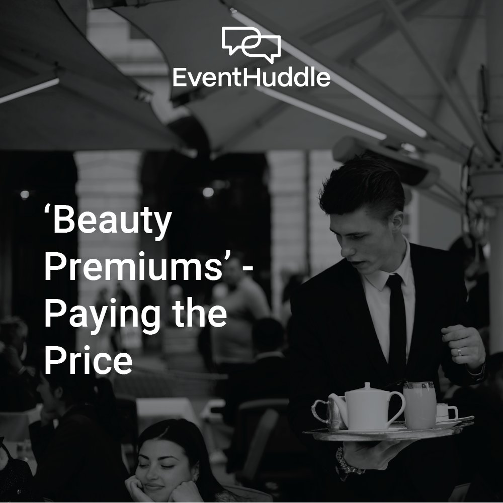 EventHuddle (@eventhuddle) on Twitter photo Have you heard of the concept of paying a 'premium' for waiting staff that look a certain way?
We explored the idea in our latest blog to see whether the idea is justified or simply a level of discrimination.
Take a look below:
linkedin.com/pulse/beauty-p… Have you heard of the concept of paying a 'premium' for waiting staff that look a certain way?
We explored the idea in our latest blog to see whether the idea is justified or simply a level of discrimination.
Take a look below:
linkedin.com/pulse/beauty-p…