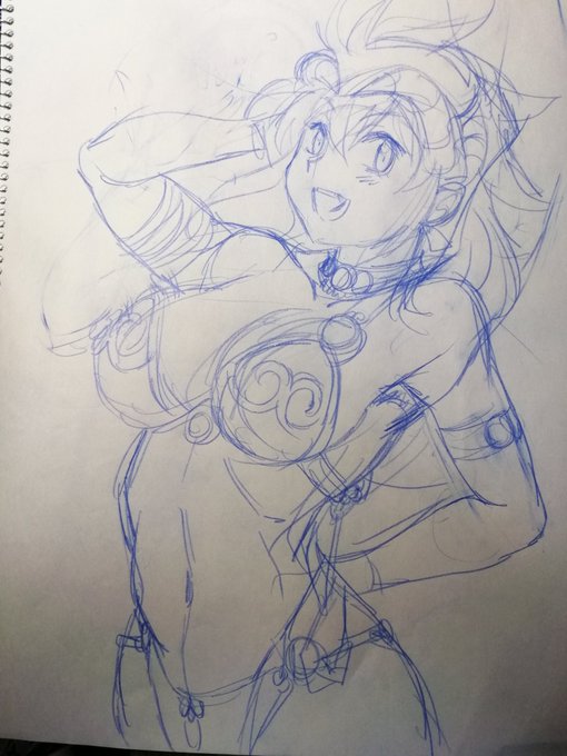 ちょっと落書き。いくつか色付けましょう。あーコミケの申し込みしないとな。 