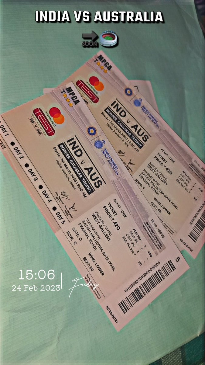 PushpendraVas10's tweet photo. BGT 3rd TEST MATCH
🇮🇳 VS 🇦🇺
#INTERNATIONALDEBUTMATCH
#BorderGavaskarTrophy2023
#indoretestmatch
#holkarstadium
SUPERRRR EXCITEDDDDDD!😍🔜🔜 https://t.co/rmCj7gCQkp