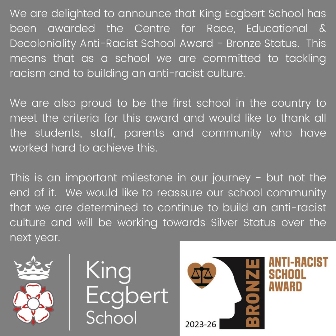 King Ecgbert School tweet media