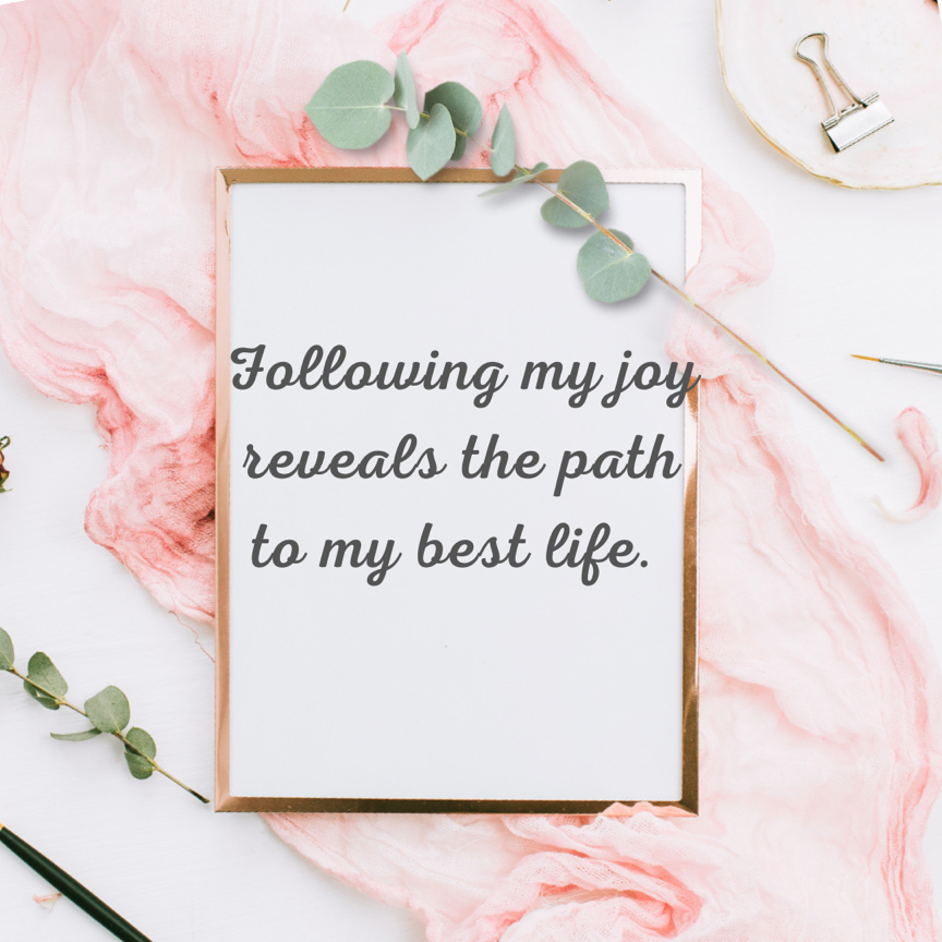 Following my joy reveals the path to my best life. #myjoy #mybestlife #mypath