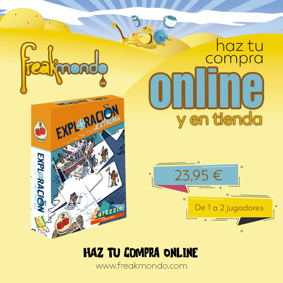 CARTZZLE - EXPLORACIÓN EXTREMA
Haz tu compra Online en:
freakmondo.com