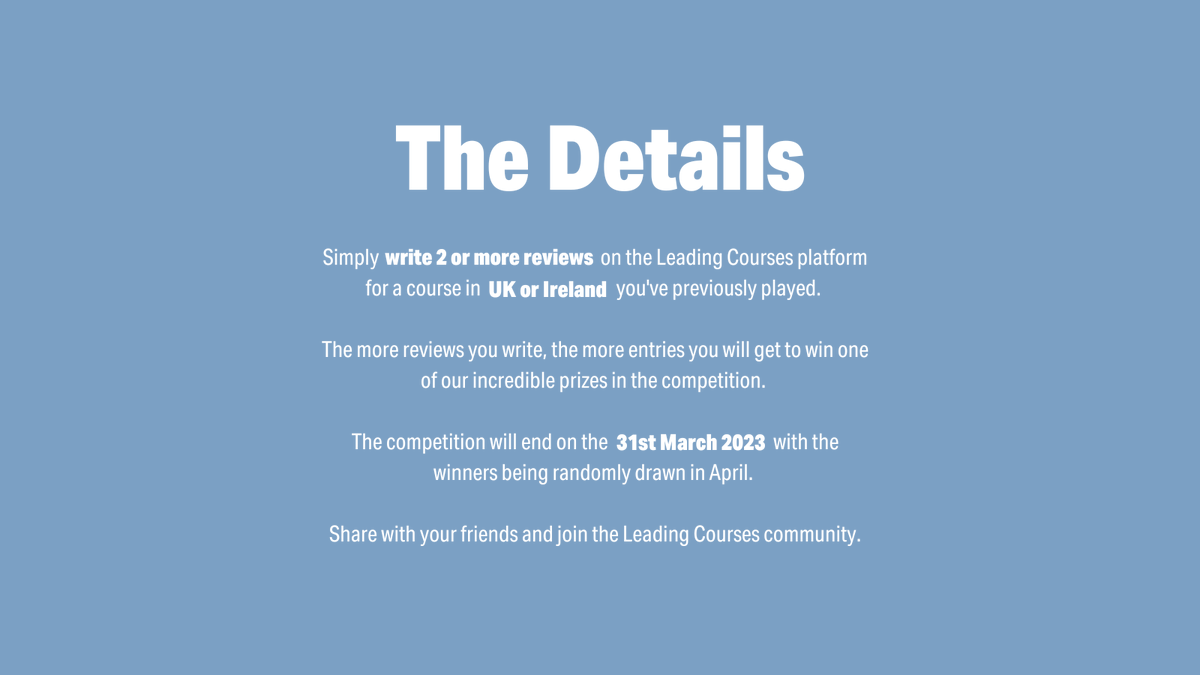 Leading Courses tweet media