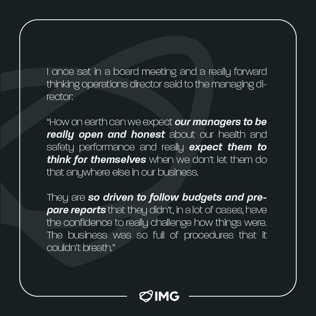 📚 STORYTIME!! -this is what a GREAT operation director's attitude looks like! 

For more information on how to improve employee communication (or anything else safety related) contact us at IMG 📱

#influentialmg #IMG #healthandsafety #communication