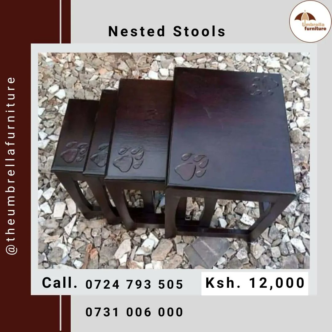 Umbrellafurnit's tweet image. Confortable, Affordable &amp;amp; Classy Furniture.
We are located Pathway Hotel along Ngong Road.
Call or WhatsApp 0724 793 505 / 0731 006 000 
#ngongroadfurniture #furniture #nestedstools