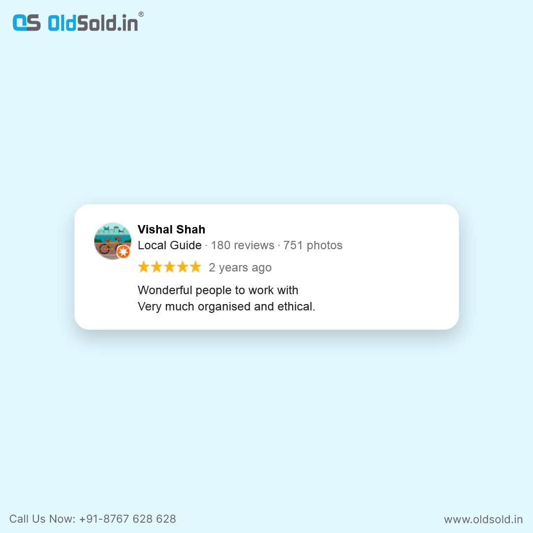 OldSoldIn's tweet photo. We strive hard to maintain our quality and service. It feels amazing to get acknowledged for the same 😊

#oldsoldin #oldmobile #oldlaptop #oldelectronics #refurbishedmobiles #preownedmobile #onlinebusiness #india #refurbished #customerreview #review #servicereview https://t.co/ZIU2cX9Usk