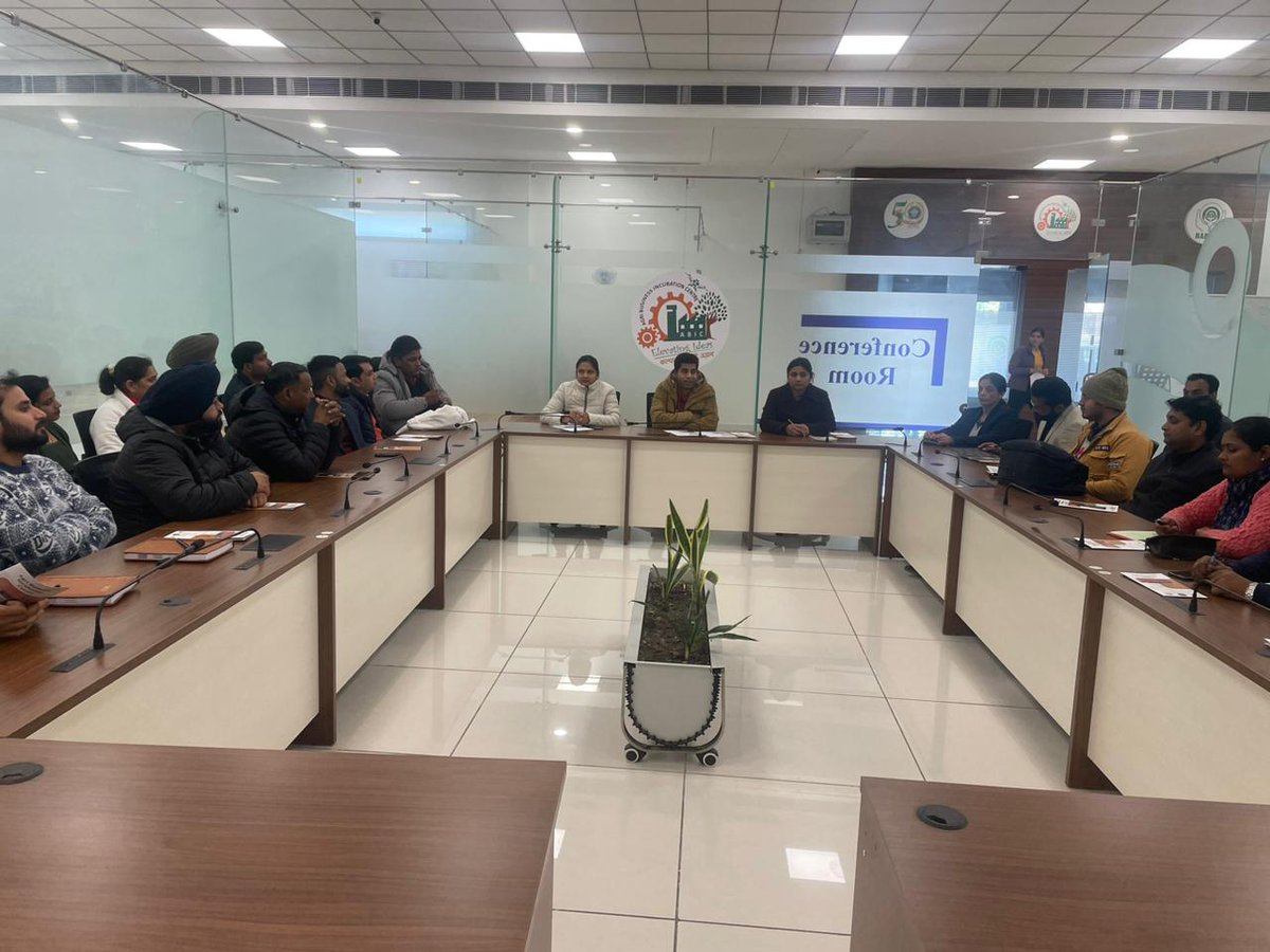 AbicHisar's tweet photo. Orientation Workshop was conducted at ABIC for Newly appointed Staff at CCSHAU. The objective behind this workshop was to motivate the faculty to direct and boost the students and farmers to move towards agripreneurship.

#abic #ccshau #nabard #incubationcentre #innovation https://t.co/Hls2WbzcYX