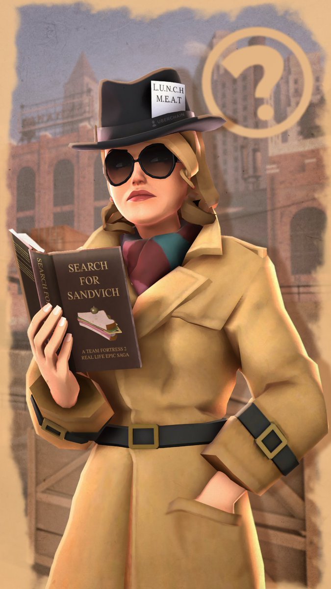 'What should the TF2 update add?' ez, add the Super Top Secret Agent for the League of Urgently Needed Cohorts, Haranguers, & Metrically-Enhanced Algorithmic Tacticians (AKA Mystery Woman) as the 10th Class 🕵️‍♀️🥪 #TeamFortress2 #TF2WTSFTS #SearchforSandvich #TF2 #tf2art
