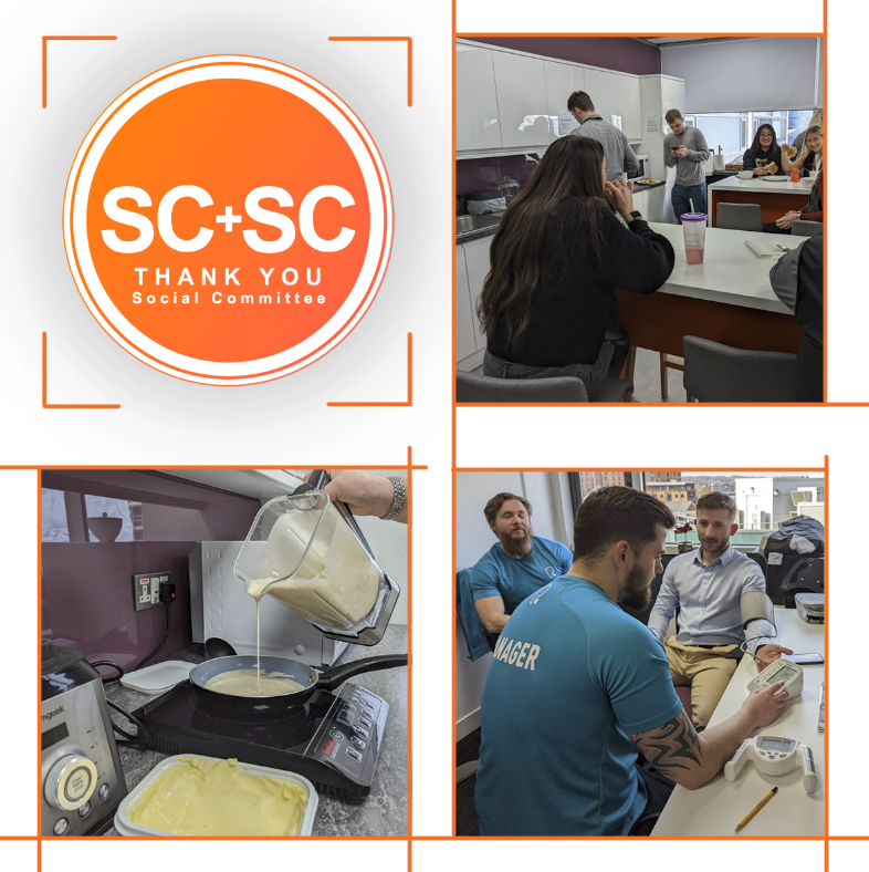 Our social committee has been busy over the past month! We've had Soup Wednesdays, Time to Talk Day, National Heart Day with a visit from 
<a href="/PureGym/">PureGym</a>, and enjoyed the taste of #PancakeTuesday. All of these events help create a positive workplace. #EmployeesFirst #SocialCommittee