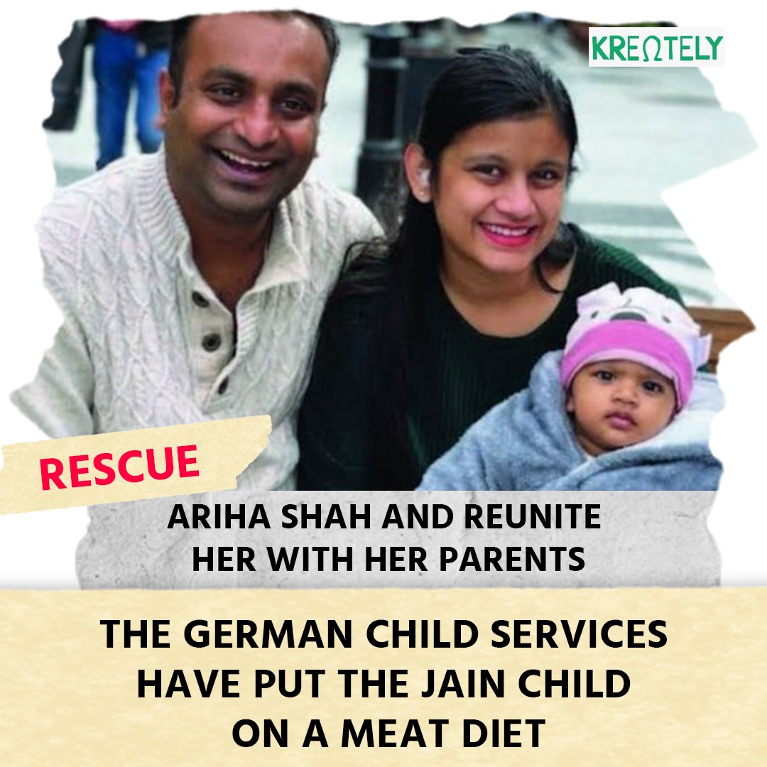 KreatelyMedia's tweet photo. 🔸 Germany has abducted #Ariha Shah and is refusing to release her to her Indian parents 

Ariha is 18 months old

She was wrongfully diagnosed as a victim of abuse at the age of 7 months 

#SaveAriha
 #BoycottGermany 
#BoycottGermanynow https://t.co/lRI2aJ9zNC