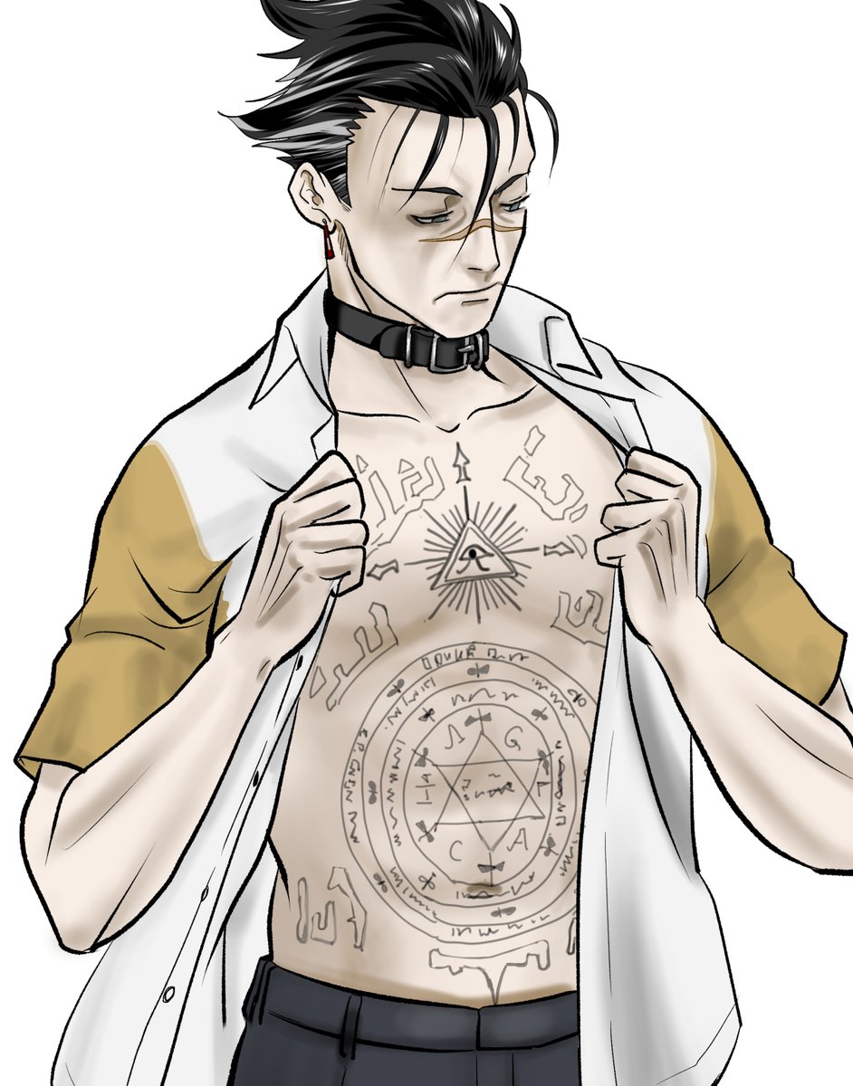 災藤さん。怪異を相手にする前職に就いた時、神秘の力を取り入れるため