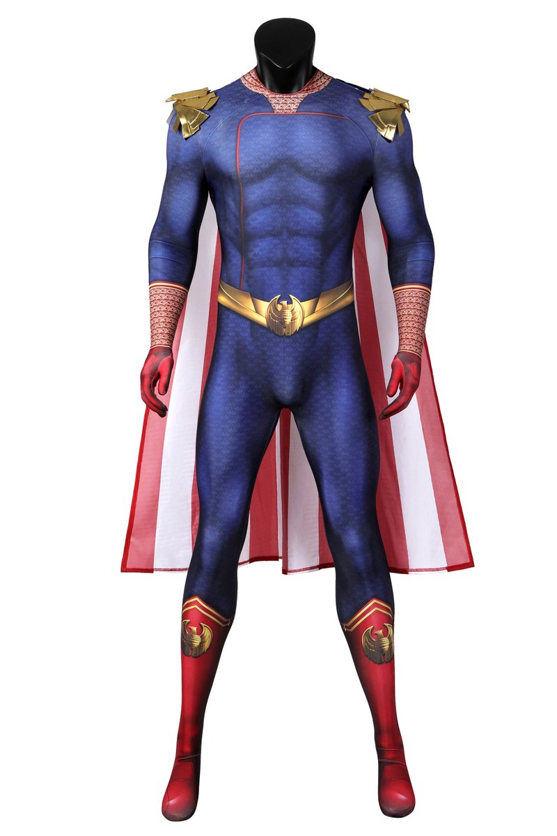 onecoser2022's tweet photo. 👏The Boys Season 3 Homelander Jumpsuit Cosplay Costume only $61

❤️Full Set including: Jumpsuit, Cloak, Shoulder Armors
🔥Material: 40D Polyester

👉Link: https://t.co/jqjZbjQkN5 https://t.co/OjXKGQ1FcH