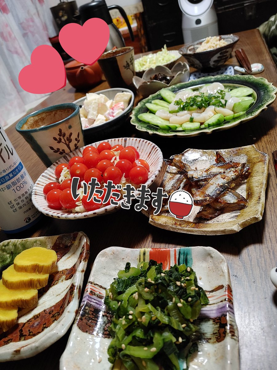 🍀😋夕食🌃🍴です〰️🎵